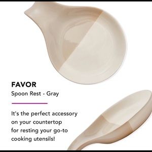 Elegant, Ceramic, hand-dipped Spoon Rest